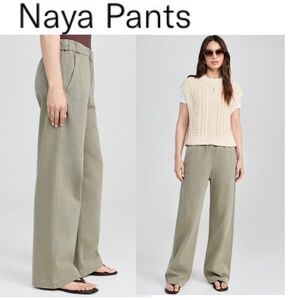 Velvet -  Wide Leg Pants - Sage Green